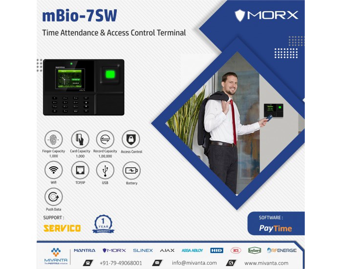 MANTRA BIOMETRIC (MBIO 7SW) WITH WIFI